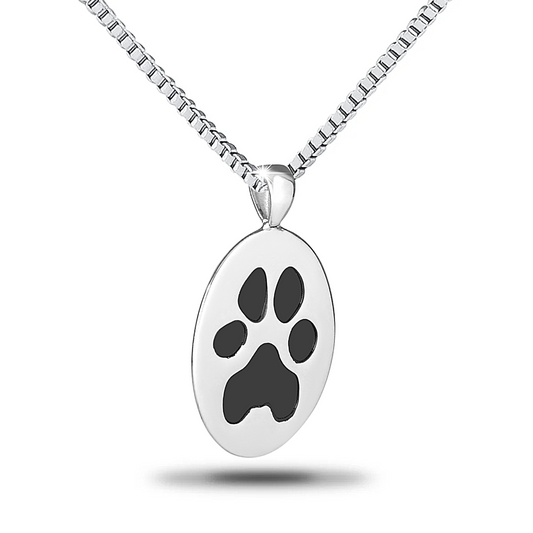 Kenzie Custom Paw Print Oval